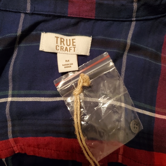 JUNIOR GIRLS PLAID SHIRT NWT - Picture 3 of 4